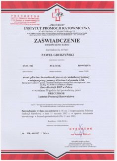 Pierwsza Pomoc przedmedyczna Kurs